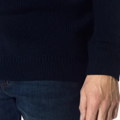 Jules Pull col rond jeux de points fantaisie- Pull