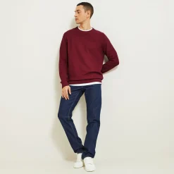 Jules Pull col rond micro alvéole- Pull