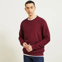 Jules Pull col rond micro alvéole- Pull