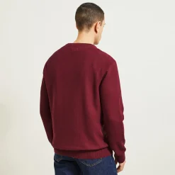 Jules Pull col rond micro alvéole- Pull