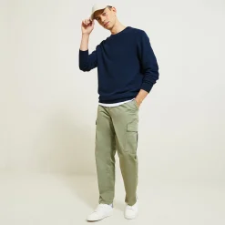 Jules Pull col rond micro alvéole- Pull