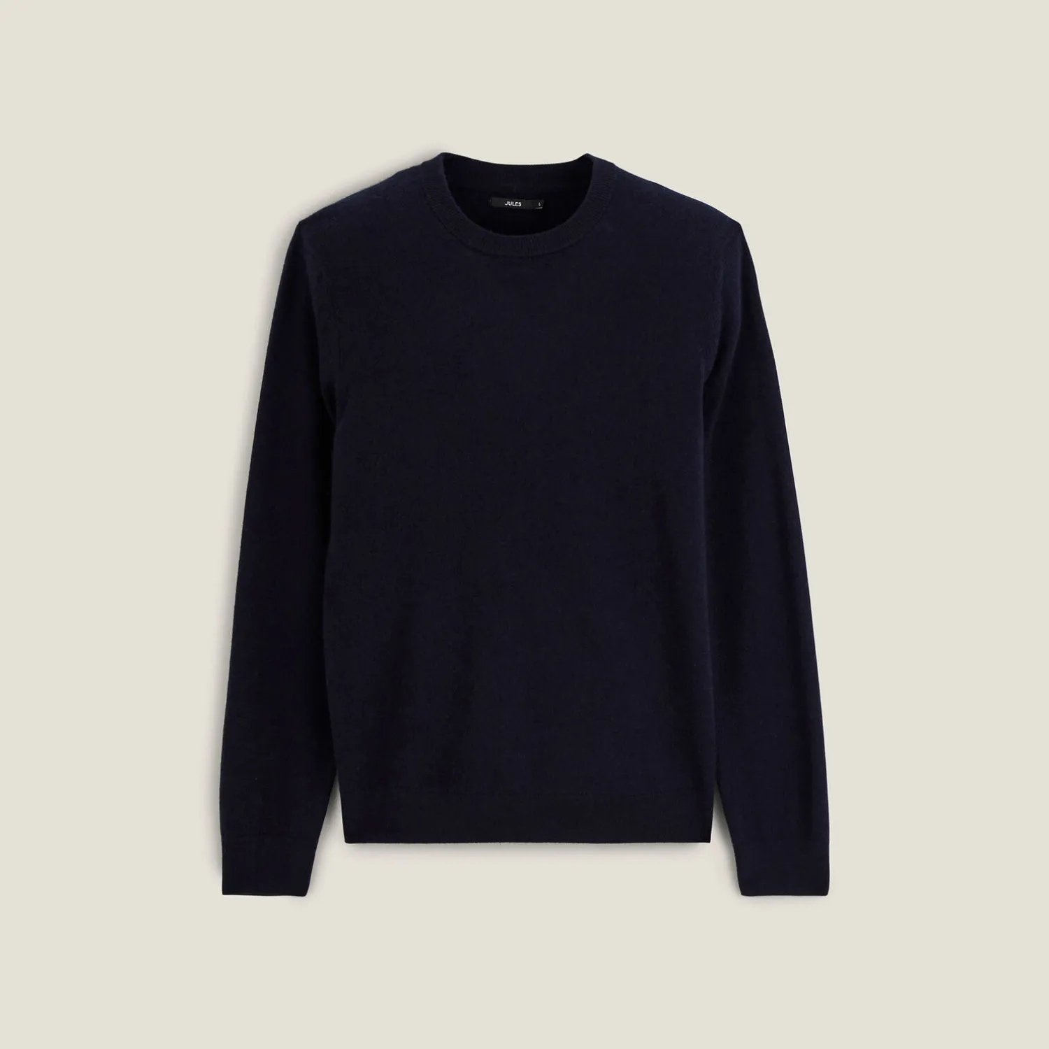 Jules Pull col rond mélange mérinos cachemire- Pull