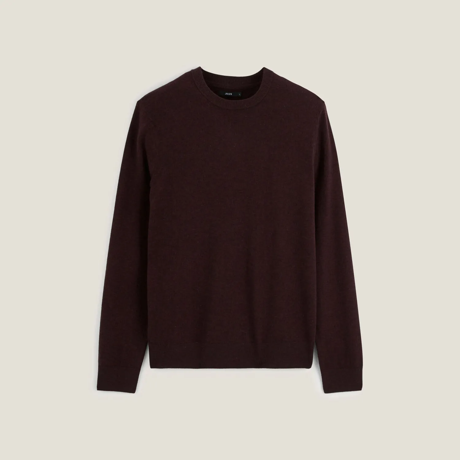 Jules Pull col rond mélange mérinos cachemire- Pull