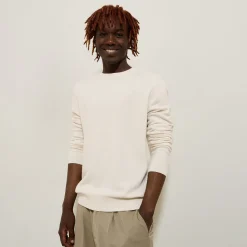 Jules Pull col rond mélange mérinos cachemire- Pull