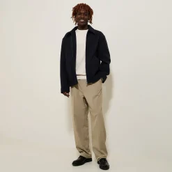 Jules Pull col rond mélange mérinos cachemire- Pull