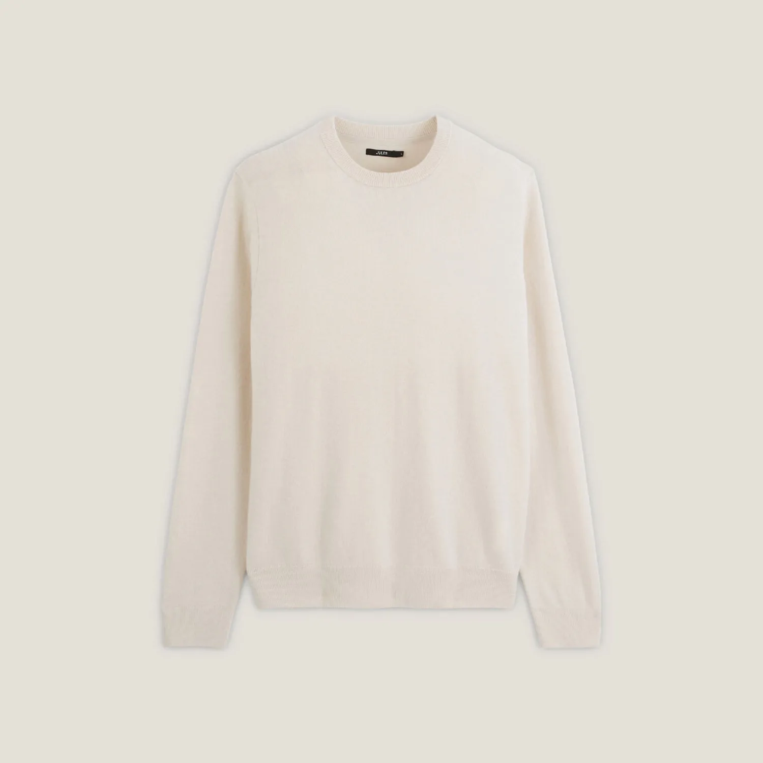 Jules Pull col rond mélange mérinos cachemire- Pull