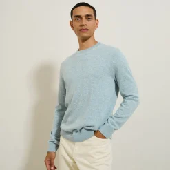 Jules Pull col rond mélange mérinos cachemire- Pull