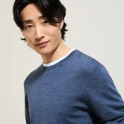 Jules Pull col rond mérinos- Pull