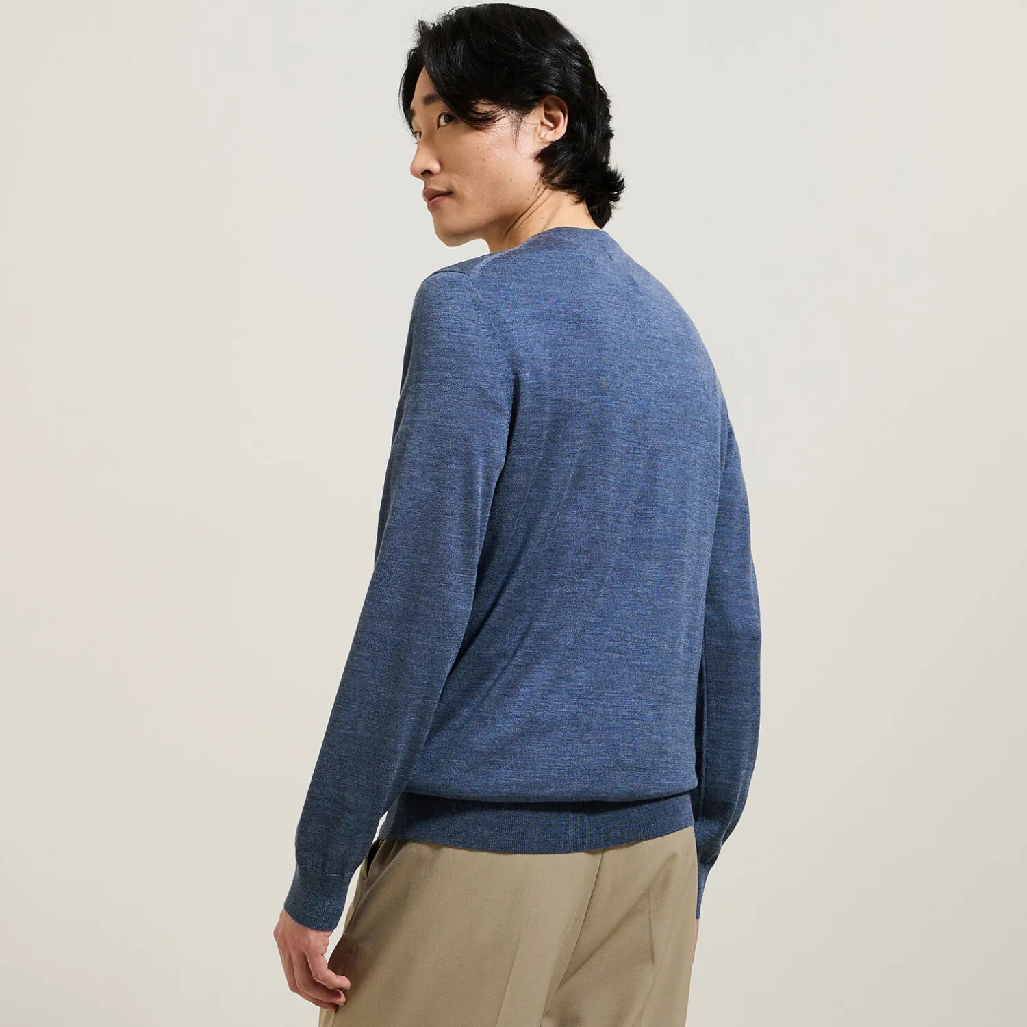 Jules Pull col rond mérinos- Pull