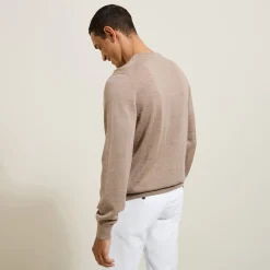 Jules Pull col rond mérinos- Pull
