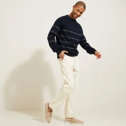 Jules Pull col rond rayé- Smart Casual|Pull