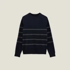 Jules Pull col rond rayé- Smart Casual|Pull