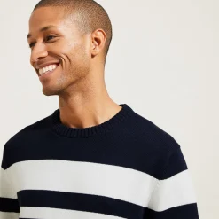 Jules Pull col rond rayé- Smart Casual|Pull