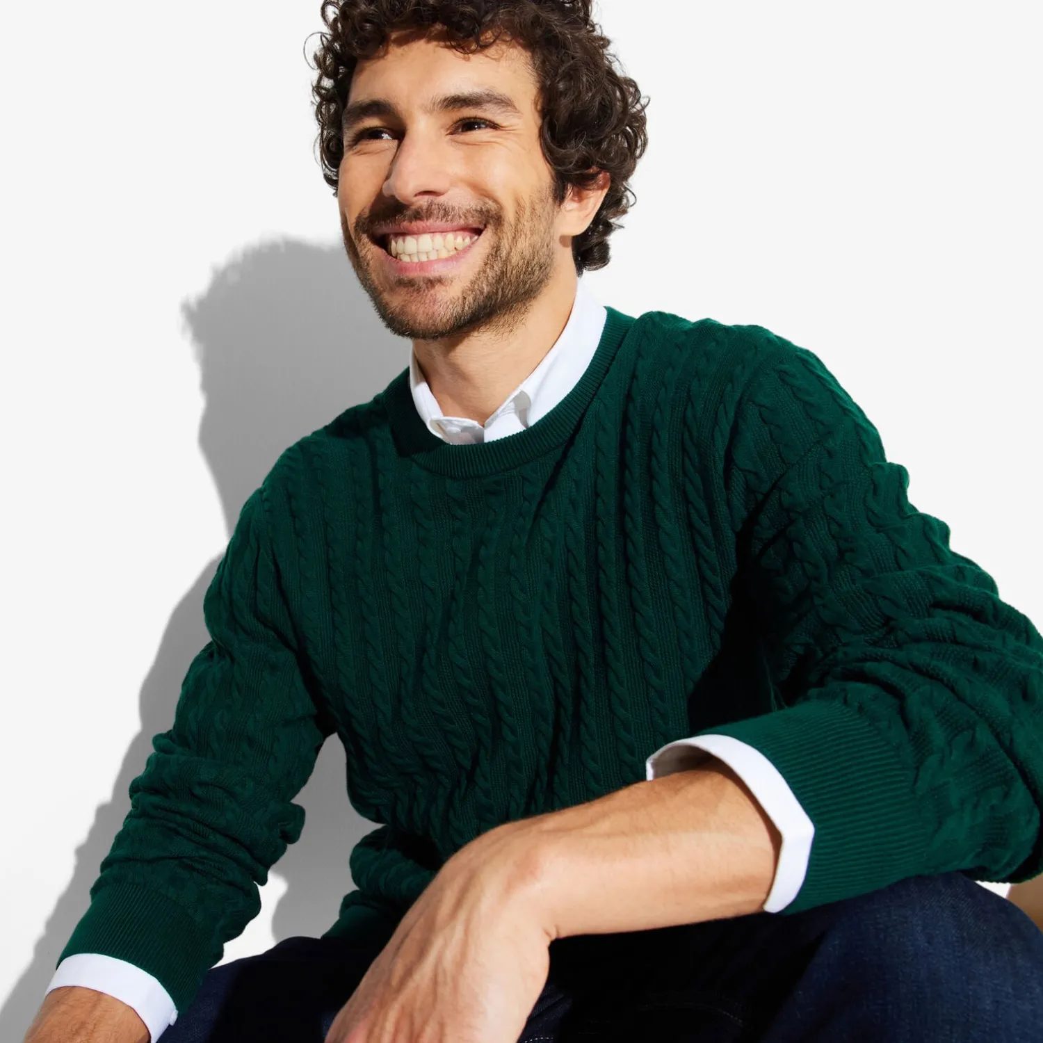 Jules Pull col rond torsade- Pull