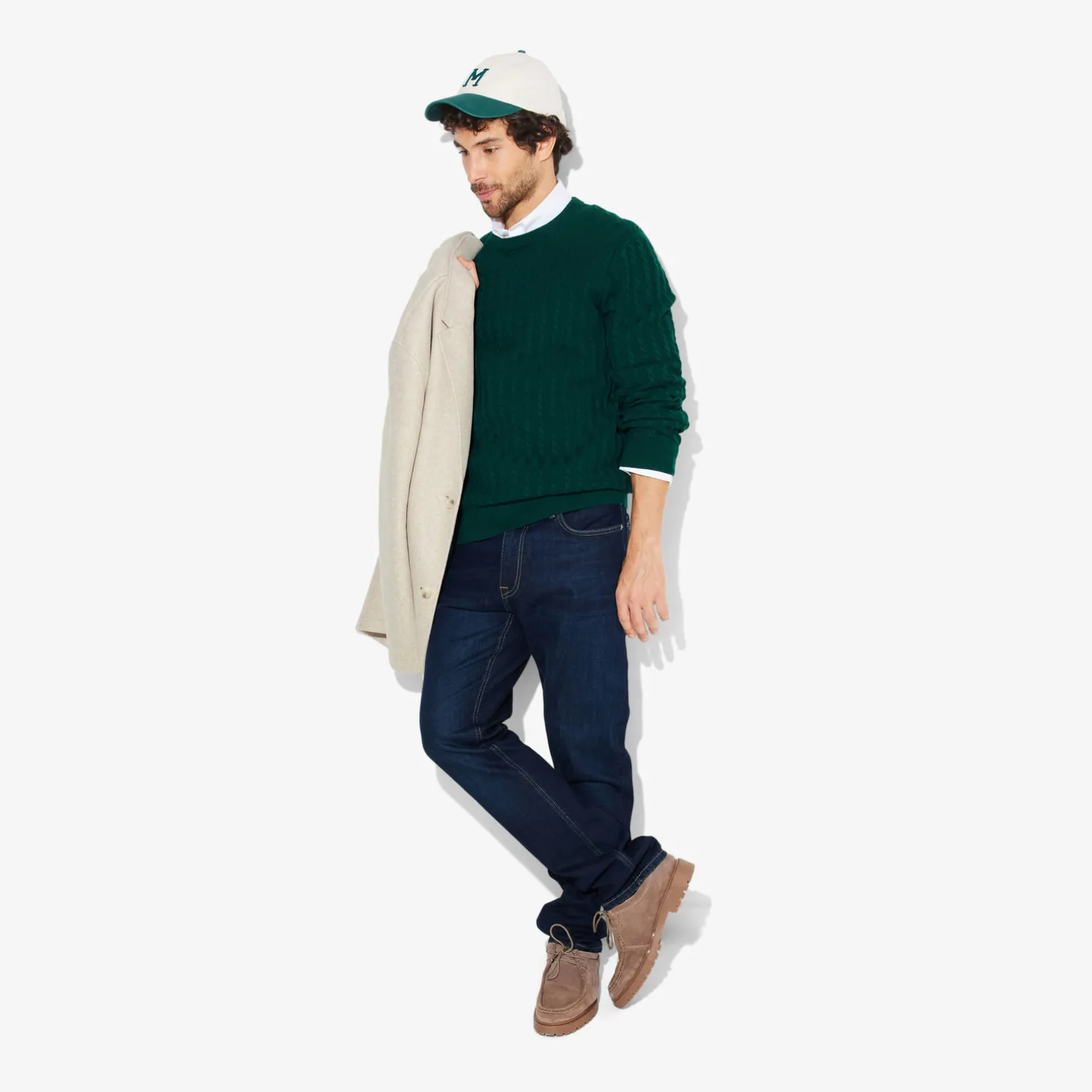 Jules Pull col rond torsade- Pull