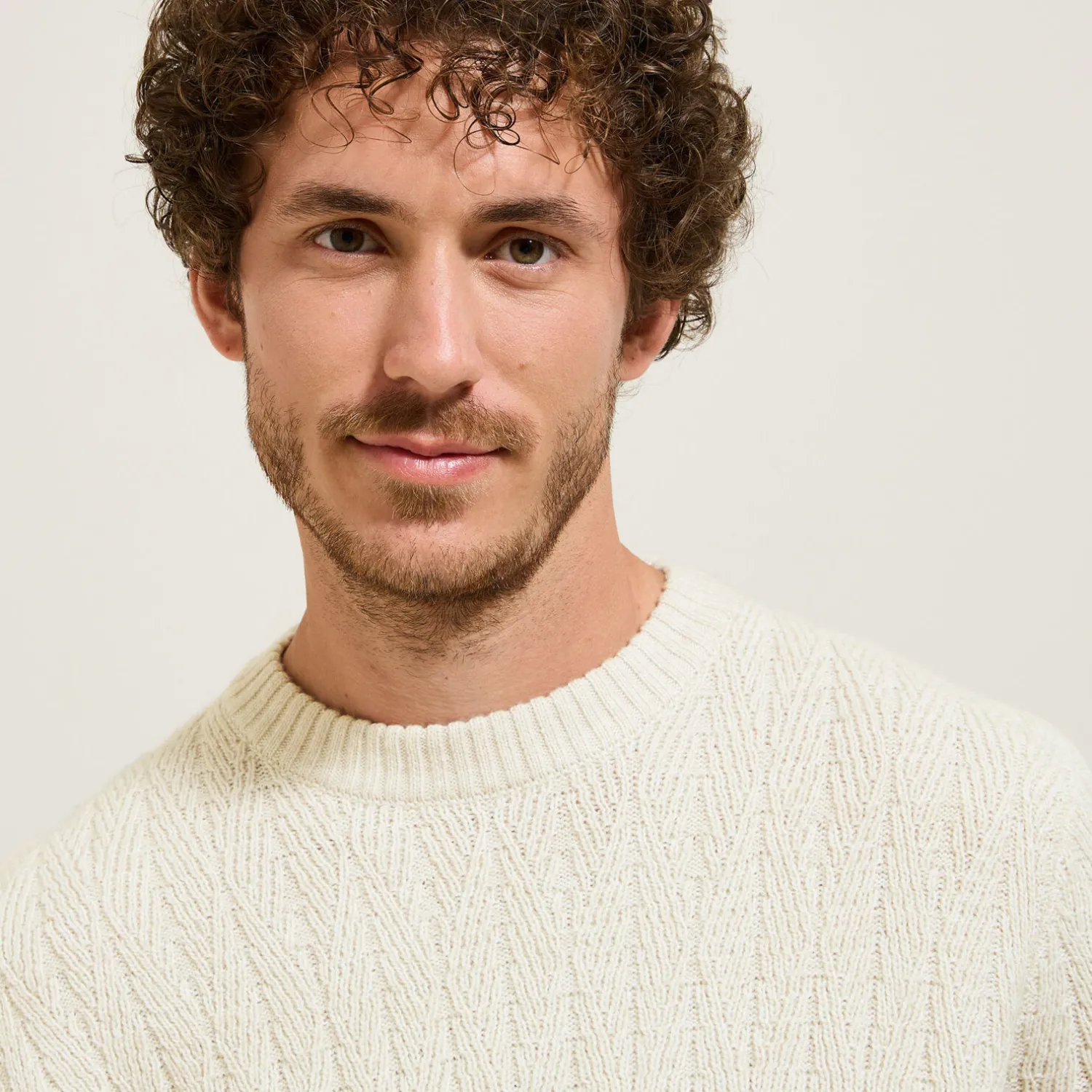 Jules Pull col rond torsade- Pull