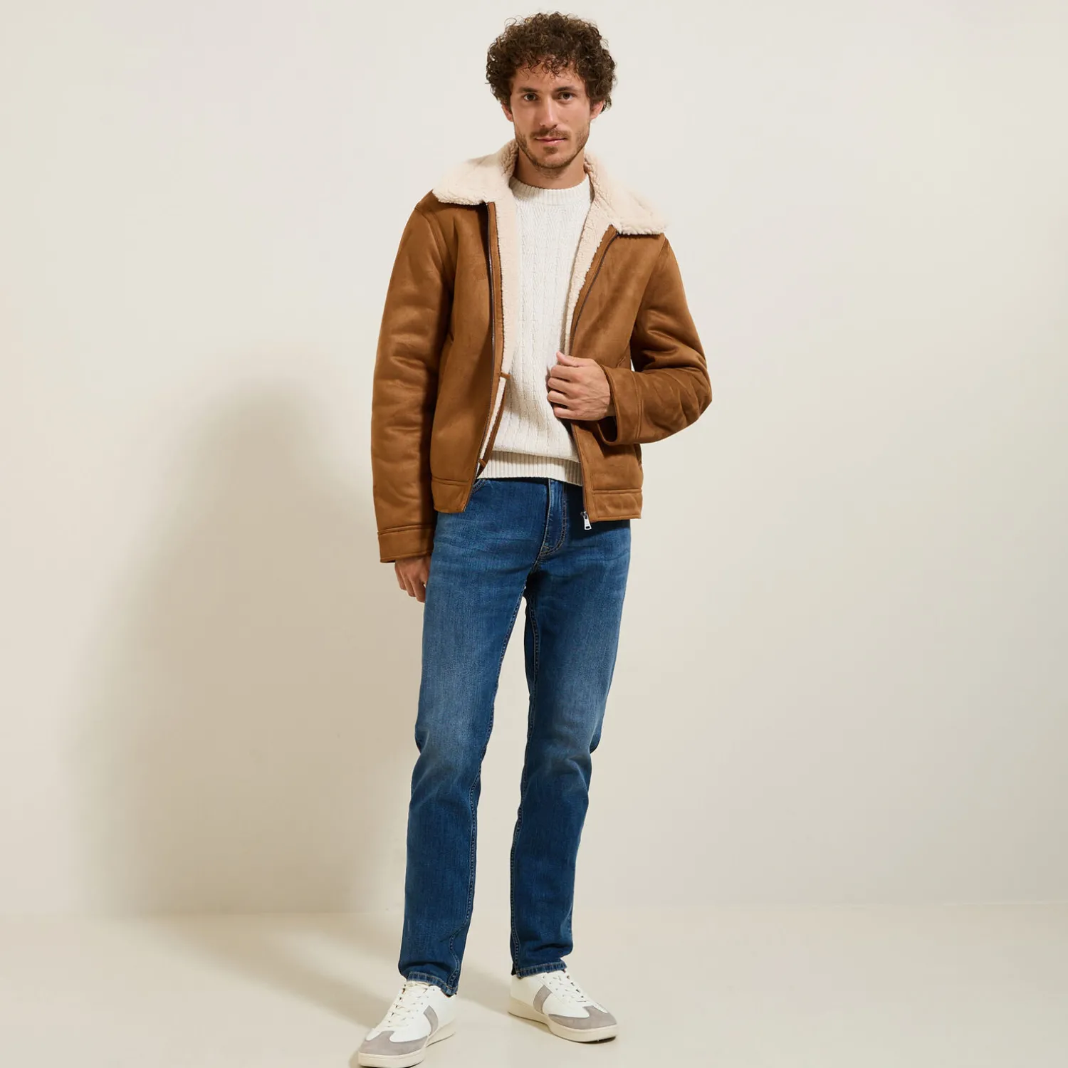 Jules Pull col rond torsade- Pull