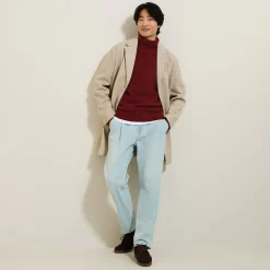 Jules Pull col roulé doux- Pull