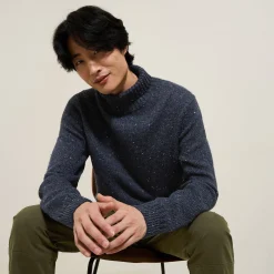 Jules Pull col roulé doux- Pull