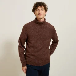 Jules Pull col roulé doux- Pull