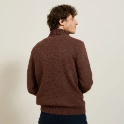 Jules Pull col roulé doux- Pull