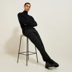 Jules Pull col roulé mérinos- Pull