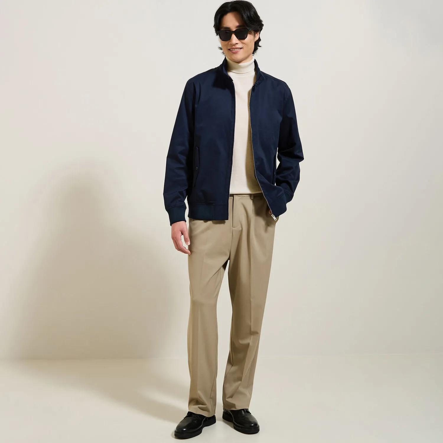 Jules Pull col roulé mérinos- Pull