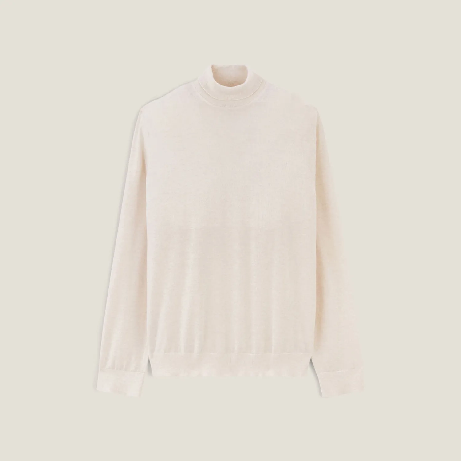 Jules Pull col roulé mérinos- Pull