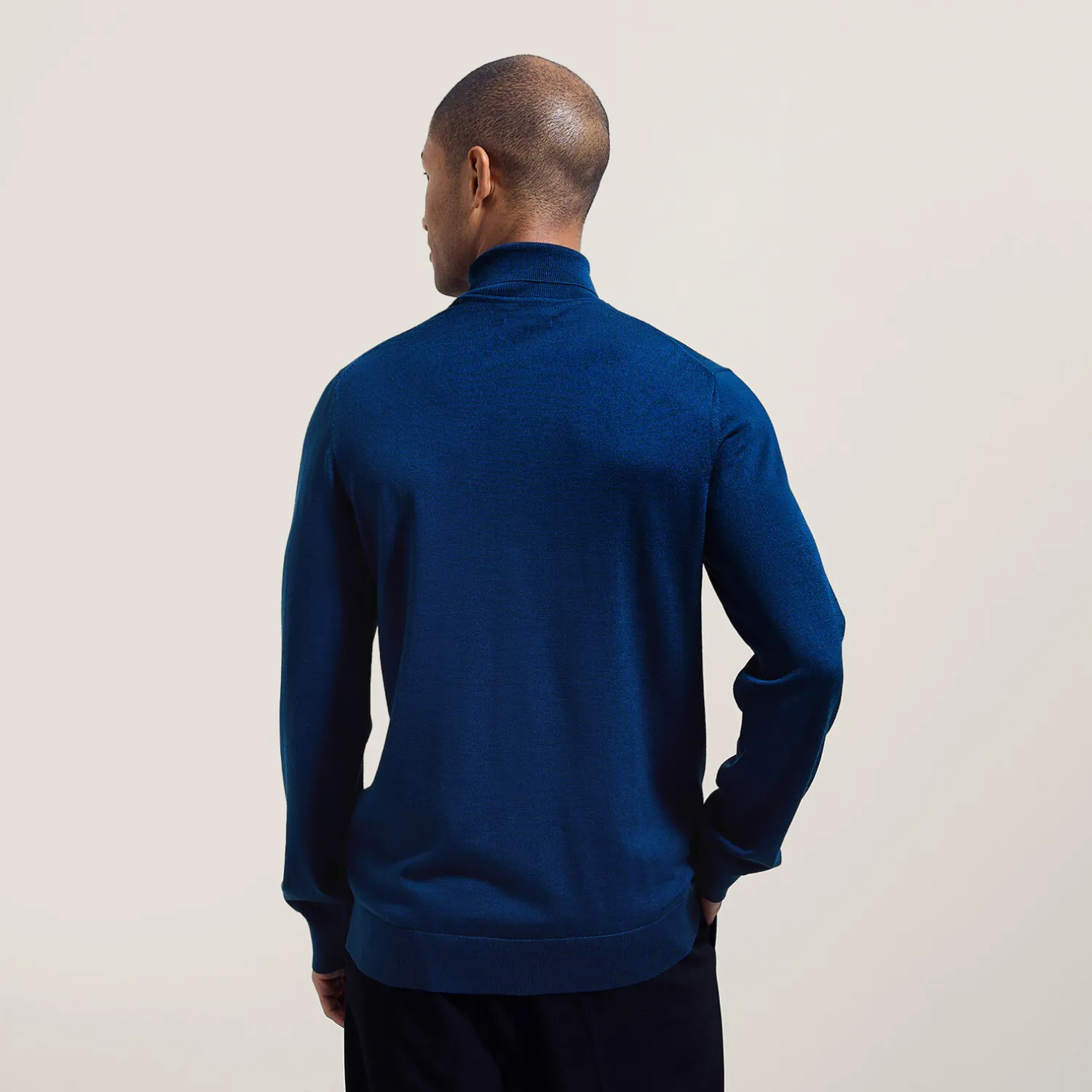 Jules Pull col roulé mérinos- Pull