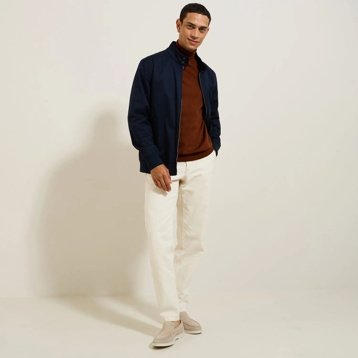 Jules Pull col roulé mérinos- Pull