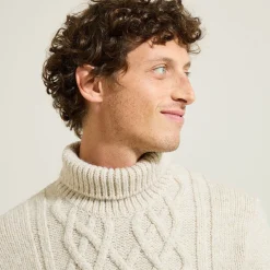 Jules Pull col roulé torsade- Pull