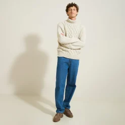 Jules Pull col roulé torsade- Pull