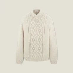 Jules Pull col roulé torsade- Pull