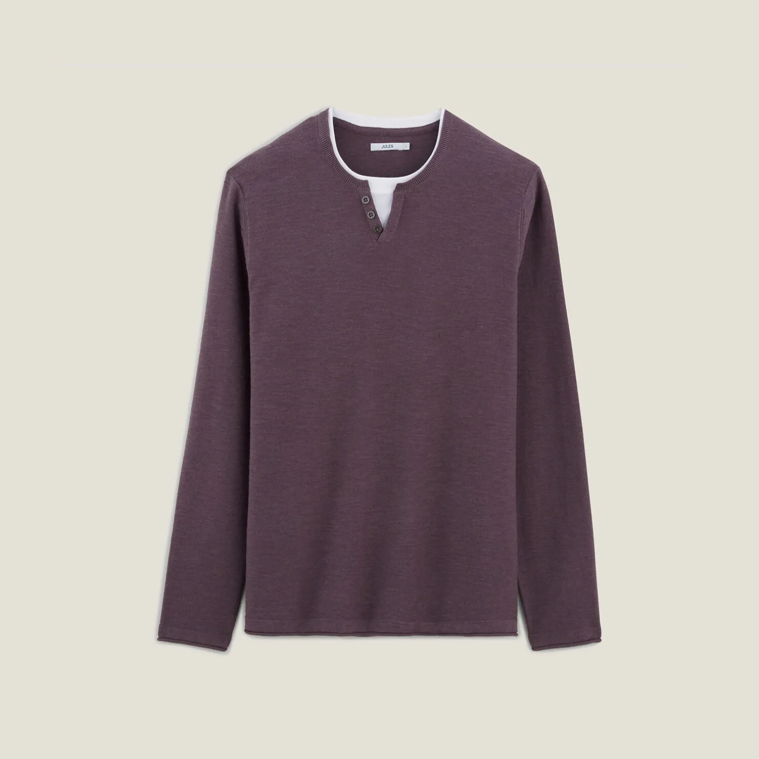Jules Pull col tunisien 2 en 1- Pull