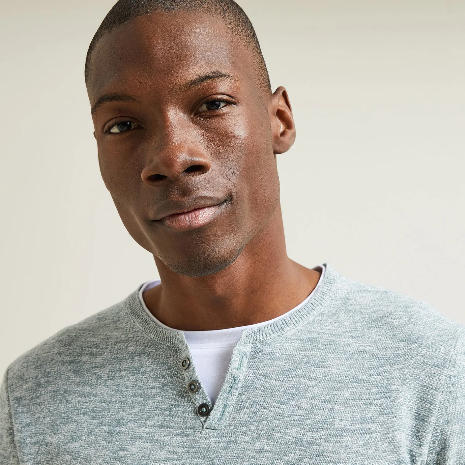 Jules Pull col tunisien 2 en 1- Pull