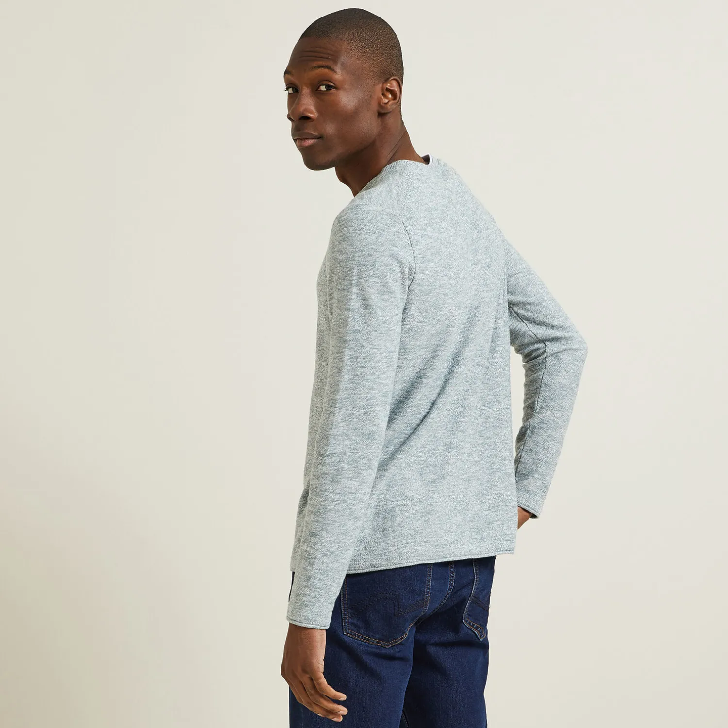 Jules Pull col tunisien 2 en 1- Pull