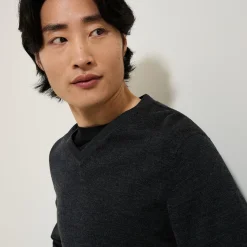 Jules Pull col v mérinos- Pull