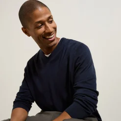 Jules Pull col v mérinos- Pull