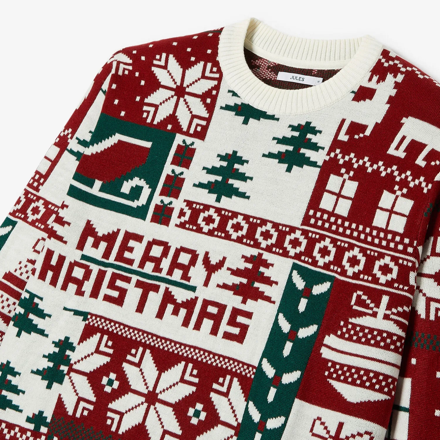 Jules Pull de Noël col rond- Pull