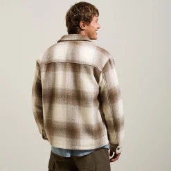 Jules Surchemise à carreaux doublée en sherpa- Surchemise|Manteau & Blouson