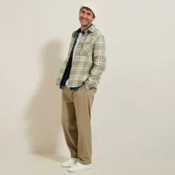 Jules Surchemise en coton à carreaux- Surchemise|Chemise