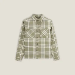 Jules Surchemise en coton à carreaux- Surchemise|Chemise