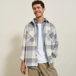 Jules Surchemise en coton à carreaux- Surchemise|Chemise