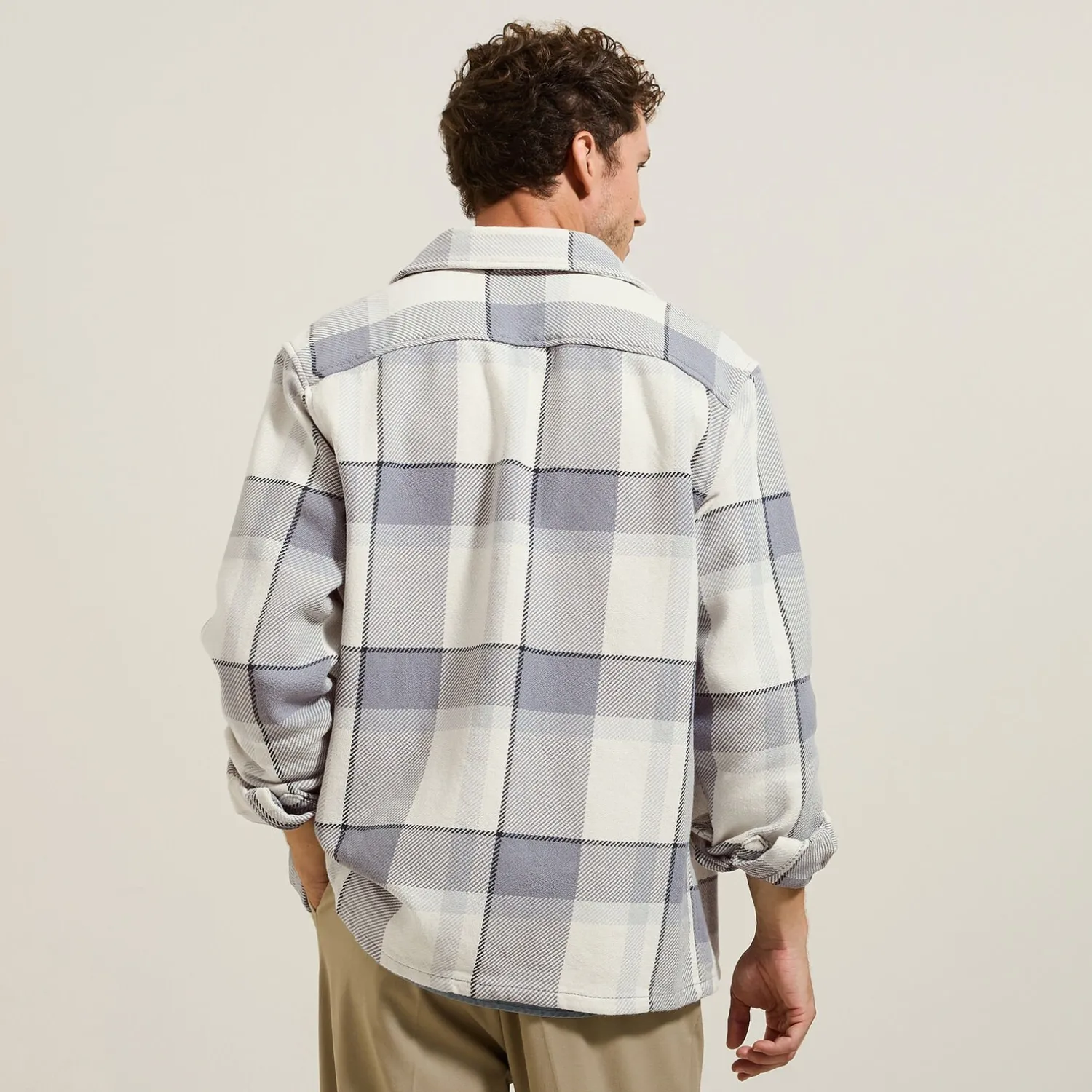 Jules Surchemise en coton à carreaux- Surchemise|Chemise