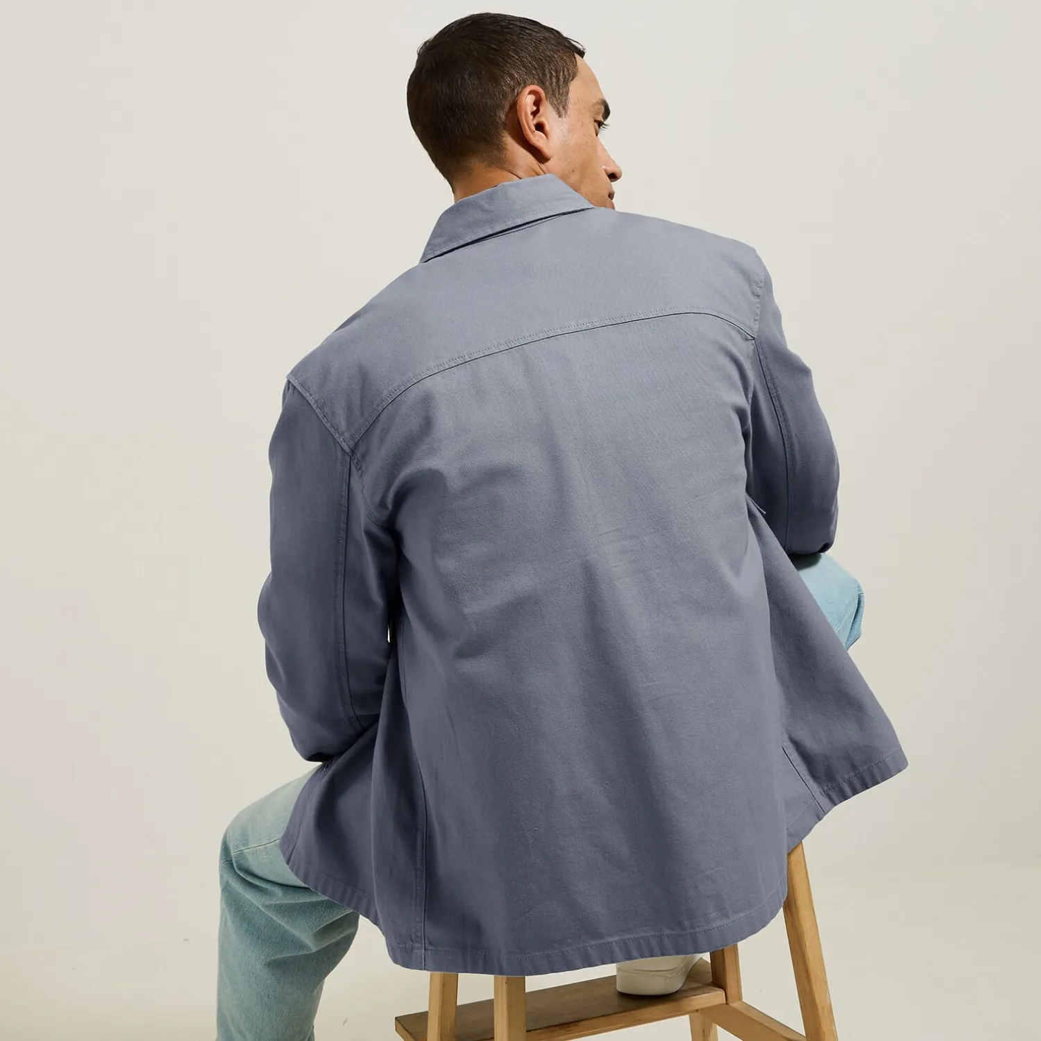 Jules Surchemise en coton col chemise- Surchemise|Chemise