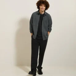 Jules Surchemise en maille col chemise- Surchemise|Chemise