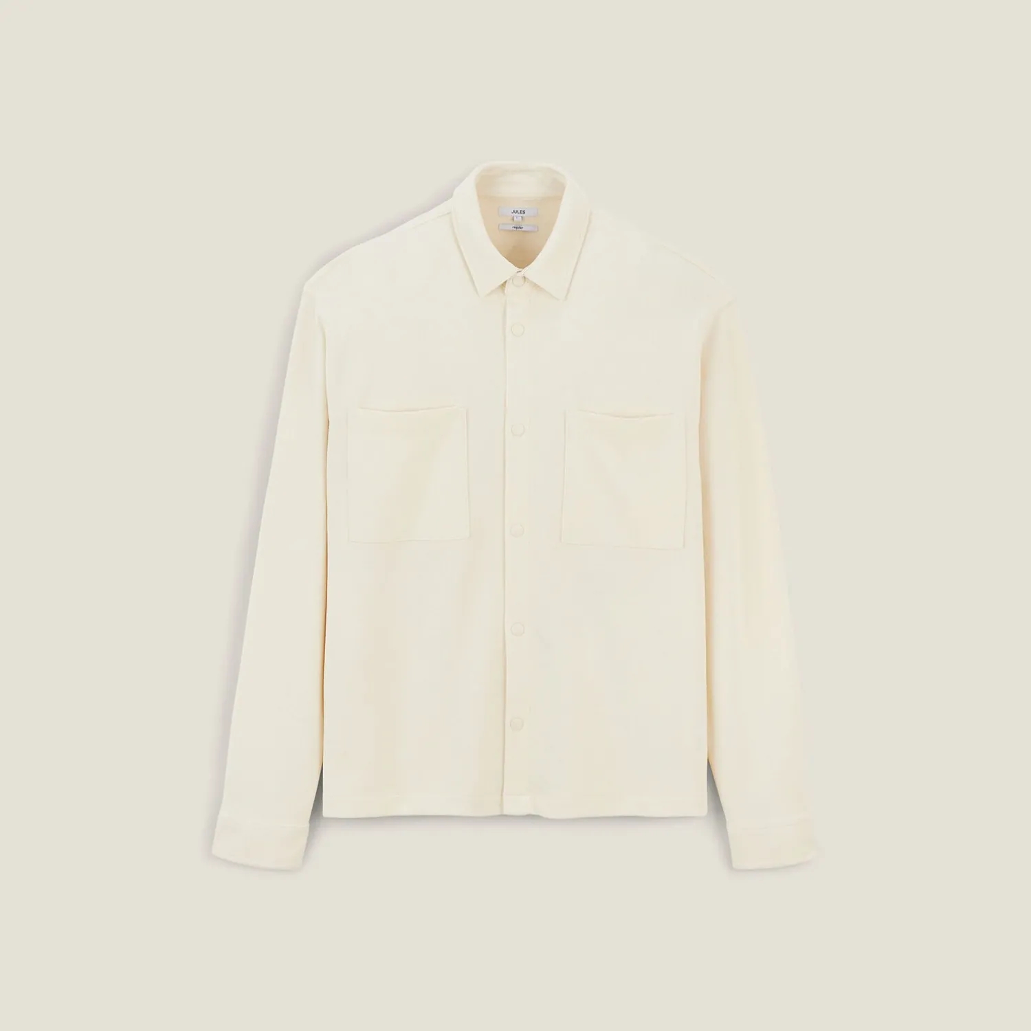 Jules Surchemise en maille col chemise- Surchemise|Chemise