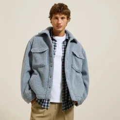 Jules Surchemise en sherpa- Surchemise|Manteau & Blouson