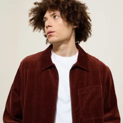 Jules Surchemise zippée en velours côtelé- Surchemise|Manteau & Blouson