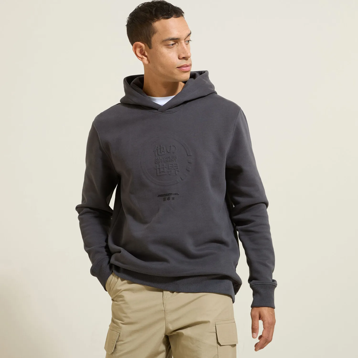 Jules Sweat à capuche animation reliefée- Sweat